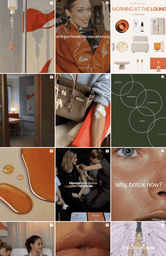 ivilounge Zurich IV Drip treatments instagram social media 